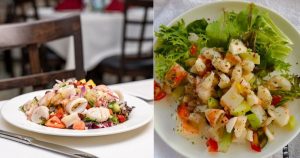 Italian Scallop and Shrimp Salad