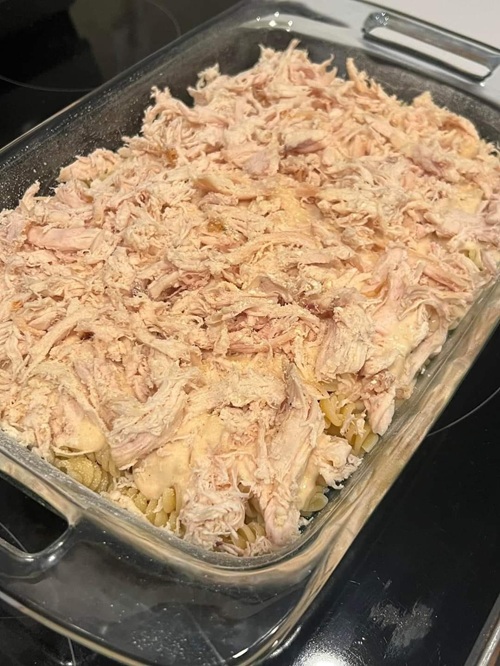 Rotisserie Chicken Pasta Bake
