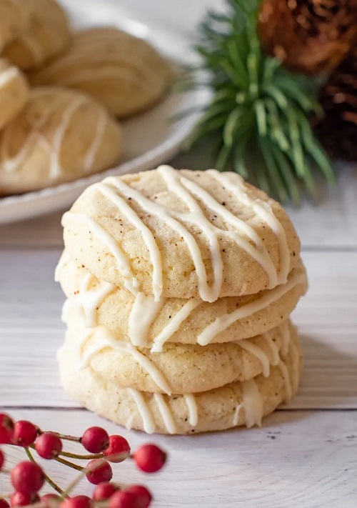 Eggnog Snickerdoodles