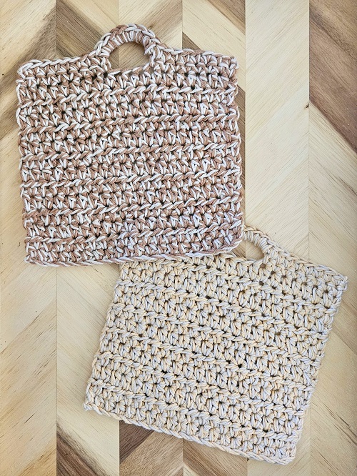 Easy Crochet Hot Pads with Handles