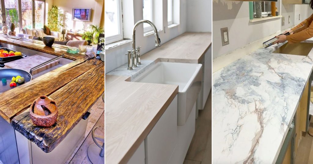 8 DIY Kitchen Countertop Ideas - Citchen