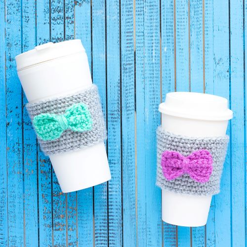 Crochet cup sleeve 1