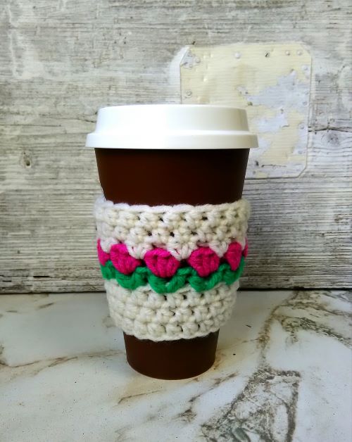 Crochet cup sleeve 3