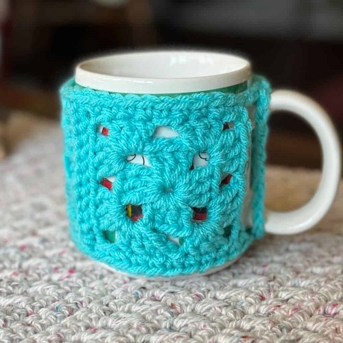 Crochet Mug Cozy Free Patterns 3