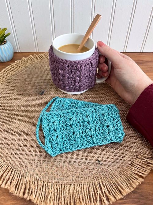 cute Crochet Mug Cozy 1