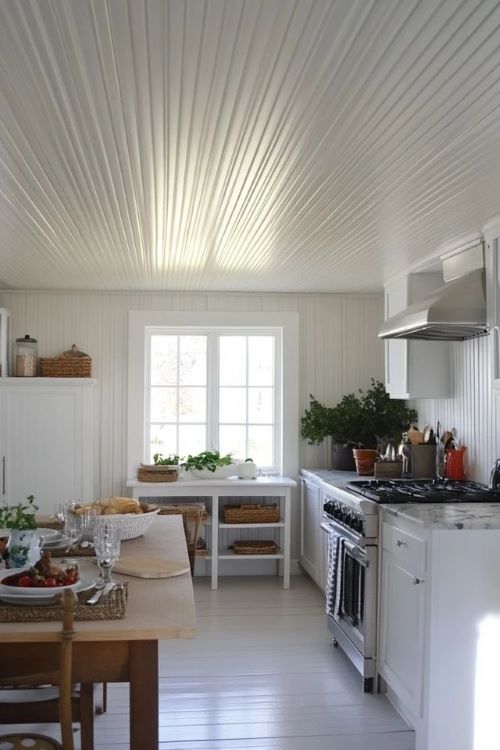Beadboard Ceiling
