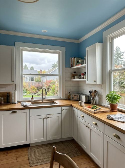 Matte Painted Ceiling
