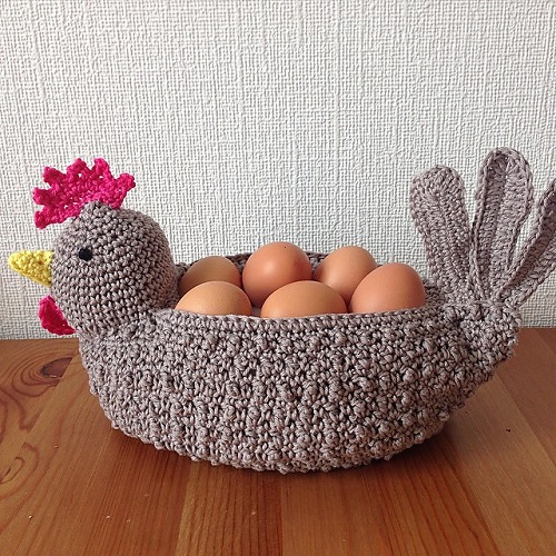 Crochet Egg Basket pattern