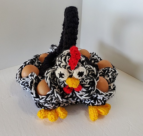 Crochet Egg Basket pattern 2