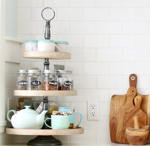 Kitchen counter organization ideas 4