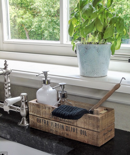 Kitchen counter organization ideas 5