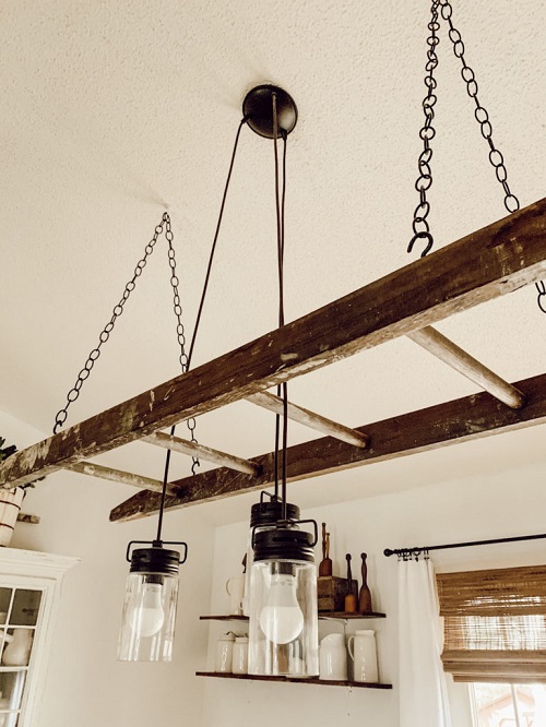 DIY Kitchen chandelier Ideas 5